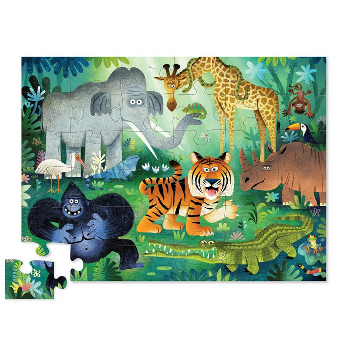 Crocodile Creek Puzzle | Floor | 36 pc Wild Kingdom