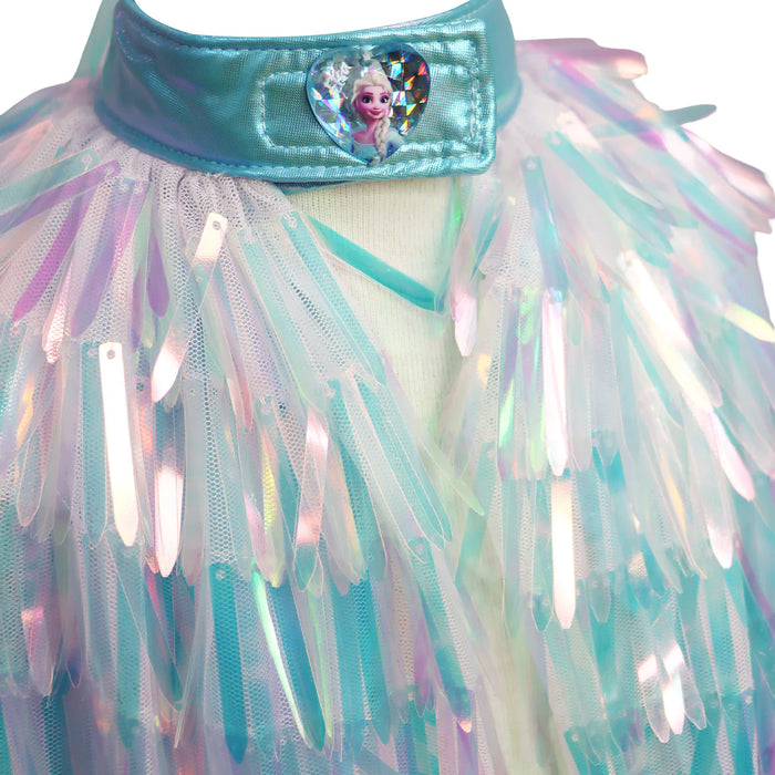 Pink Poppy | Frozen Elsa Sequin Cape