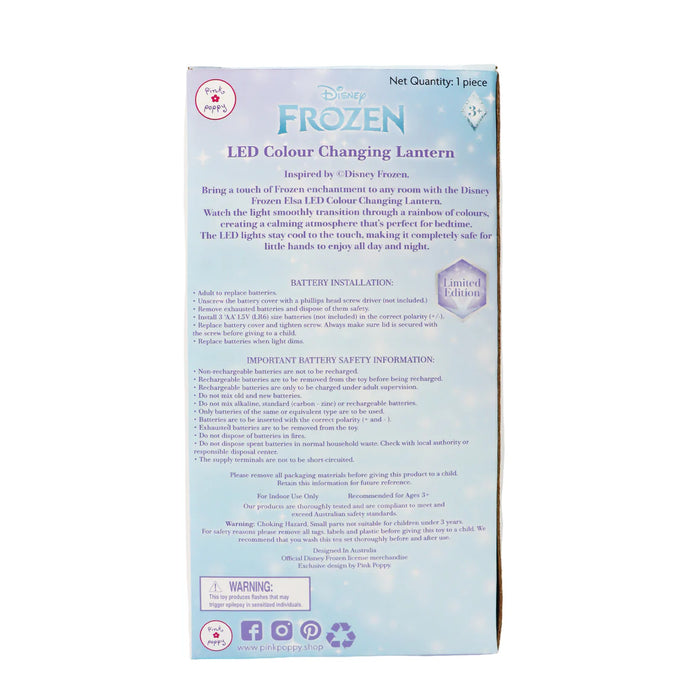 Pink Poppy | Frozen | Lantern