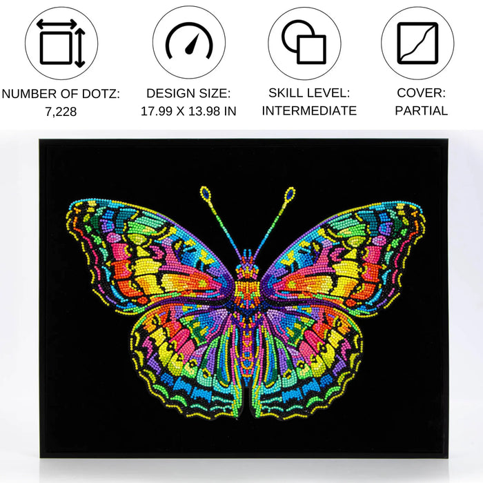 Diamond Dotz | Neon Butterfly