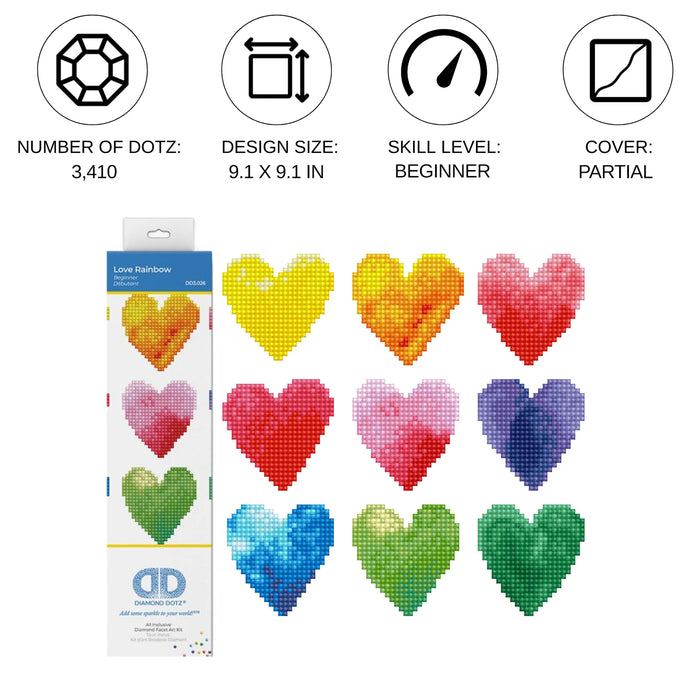 Diamond Dotz | Love Rainbow