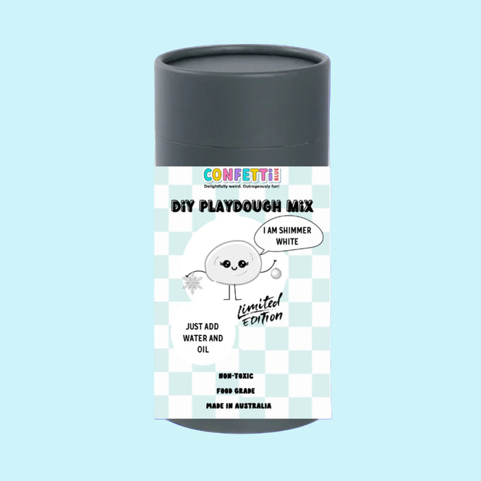 DIY Playdough Mix - Sparkly White | Limited Edition