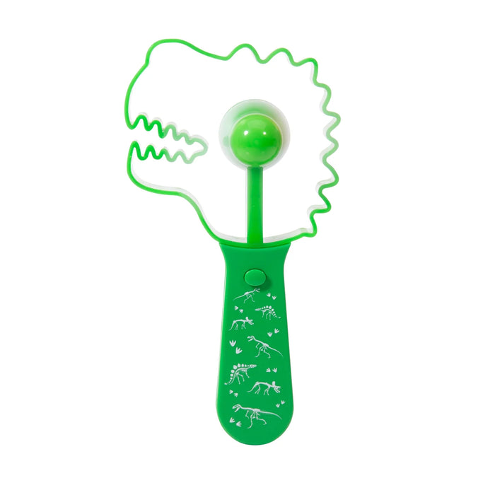 Discovery Zone | Light Up Fan - Dinosaur Green