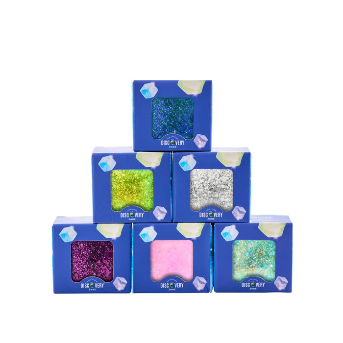 Discovery Zone | Sparkly Glitter Squish Cube - Jumbo