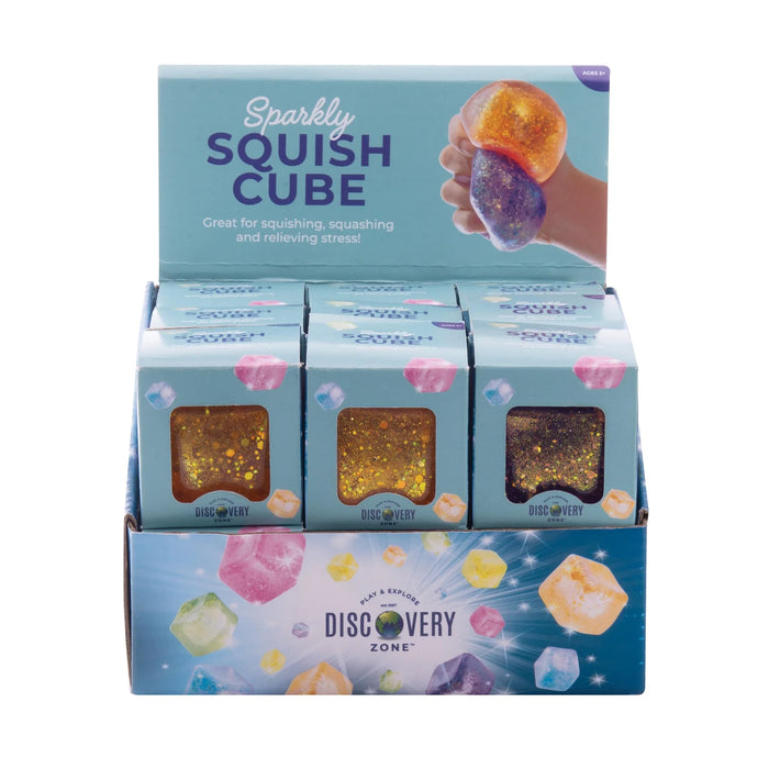 Discovery Zone | Sparkly Squish Cube