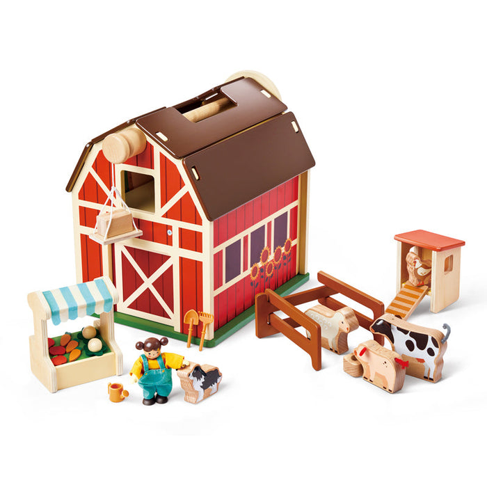 Hape | Happy Farm Playset