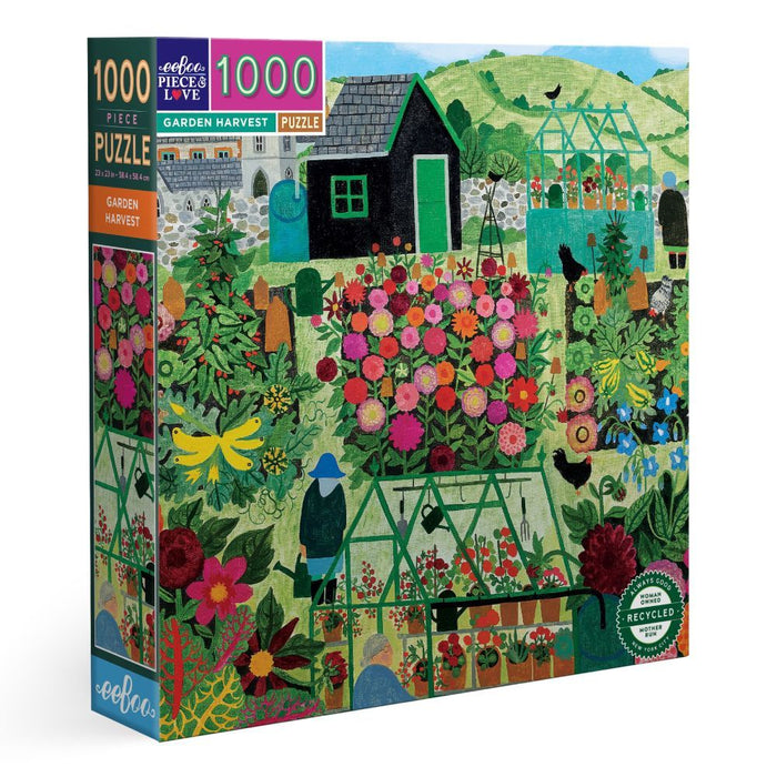 eeBoo 1000 pc puzzle | Garden Harvest