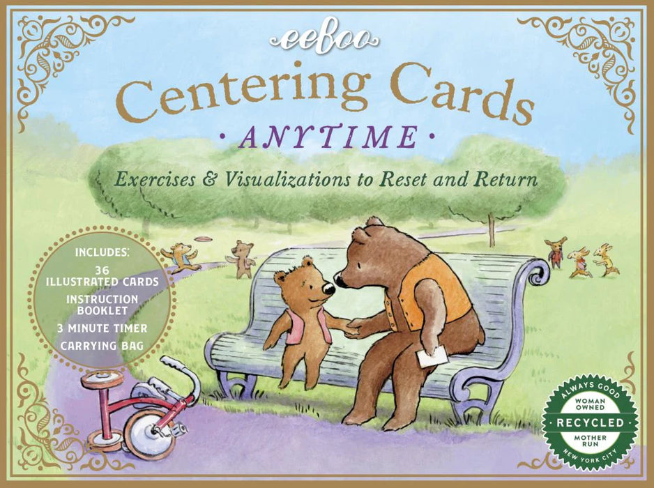 Eeboo | Centering Cards - Anytime