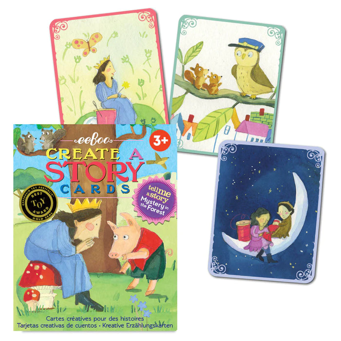 Eeboo | Create a Story Cards | Mystery in the Forest