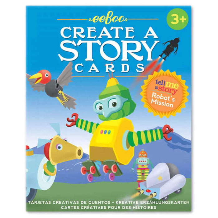 Eeboo | Create a Story Cards | Robot's Mission