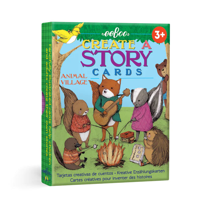 Eeboo | Create a Story Cards | Animal Vilage