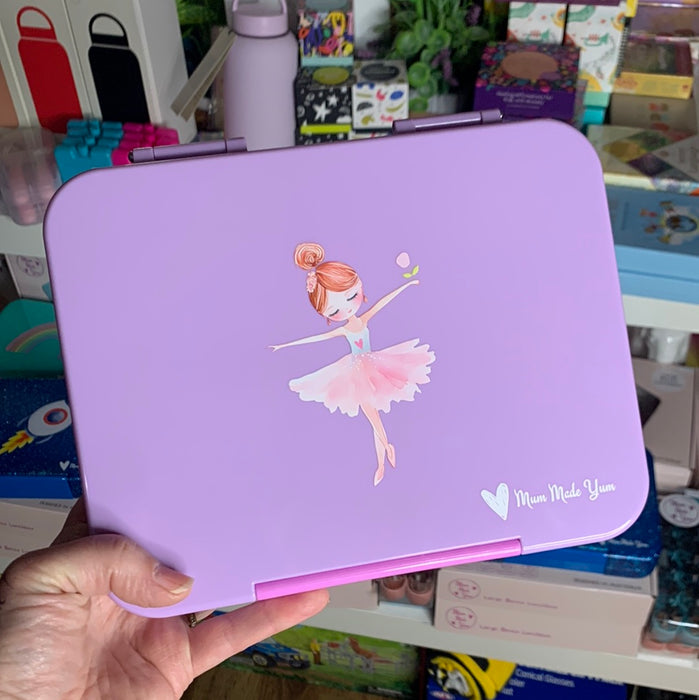 Bento Lunchbox (Large) - Violet Ballerina