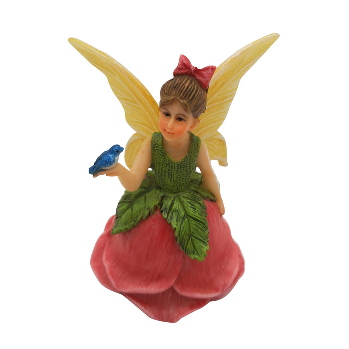 Fairy | Rose w/Blue Robin