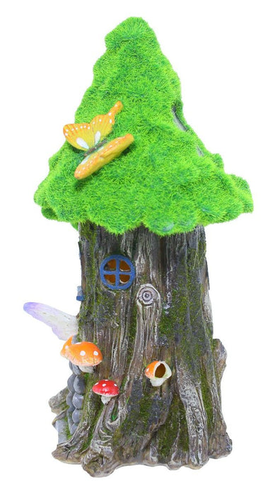 Fairy Solar House | 32cm Grass/Mossy Roof