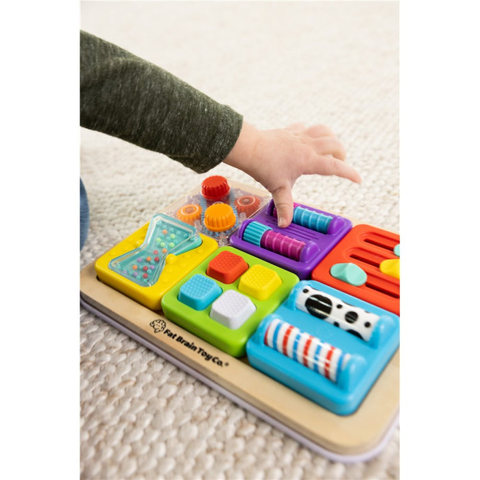 Fat Brain | PlayTab Sensory Set 5 (Threads, Teeter Totter, Keyboard)