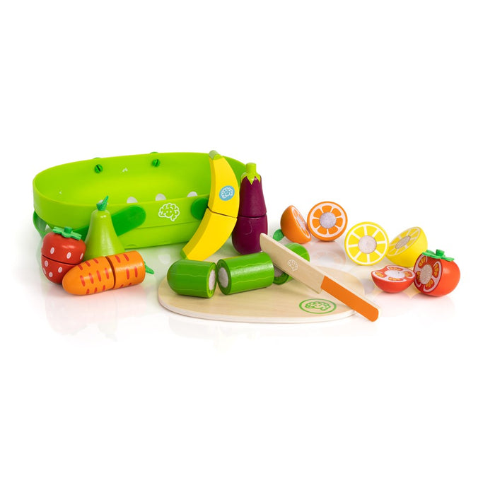 Fat Brain | Pretendables | Fruit & Veggie Basket