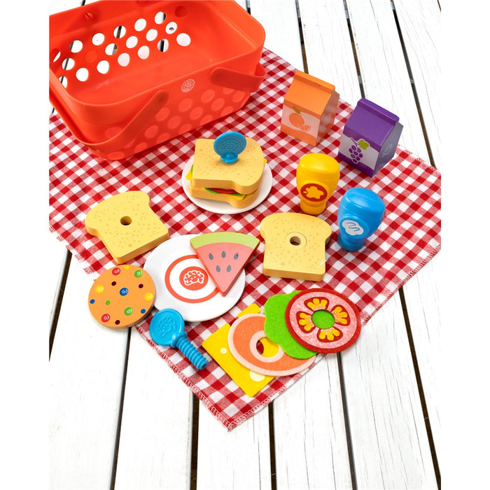 Fat Brain | Pretendables | Picnic Basket Set