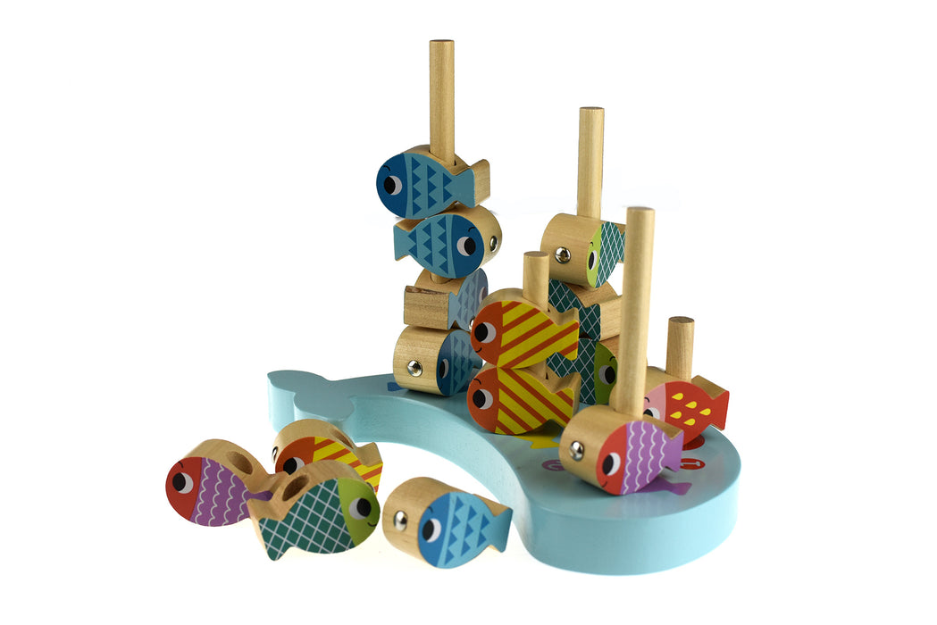 Fishing and Stacking Game