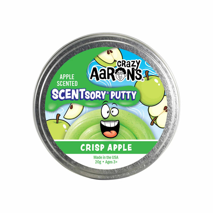 Crazy Aaron's Thinking Putty Scented | Scentsory | Crisp Apple