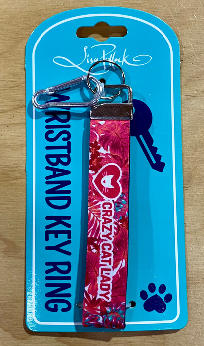 Lisa_Pollock_Wristband_Key_Ring_Crazy_Cat_Lady