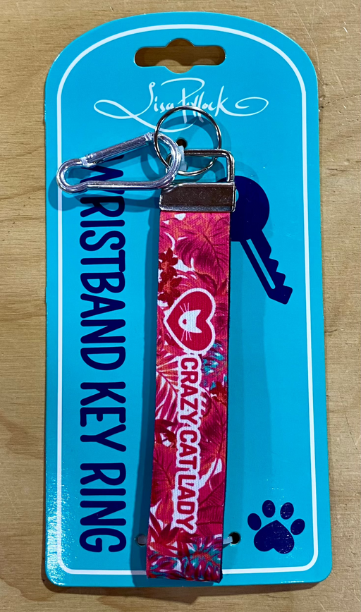 Lisa_Pollock_Wristband_Key_Ring_Crazy_Cat_Lady