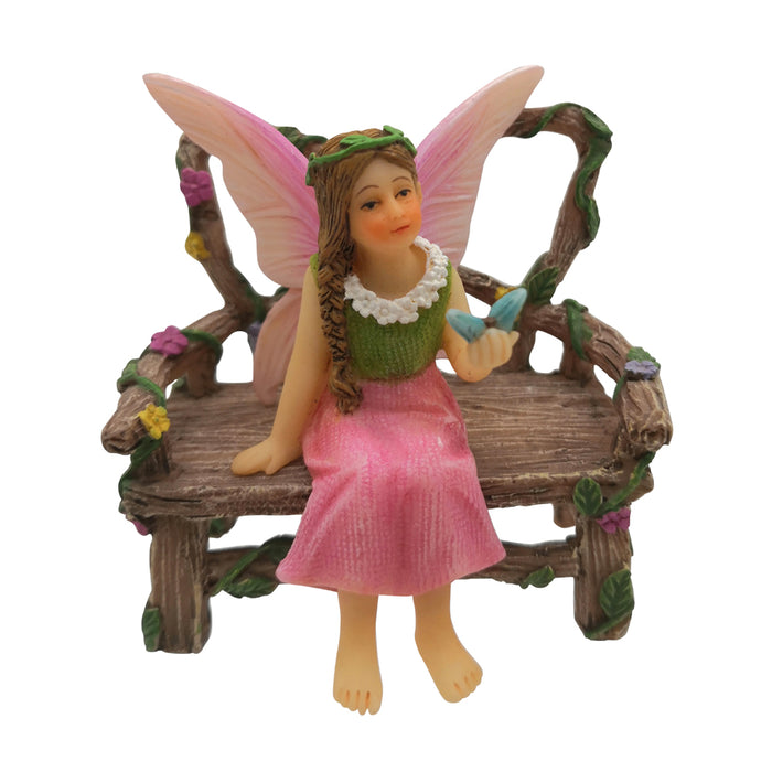 Fairy Garden Furniture | Butterfly Bench