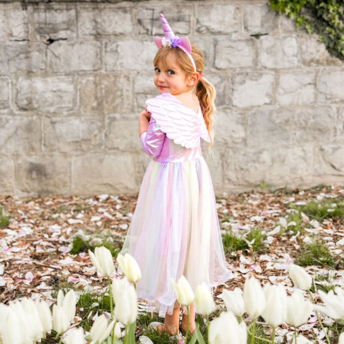 Alicorn Dress with Wings & Headband