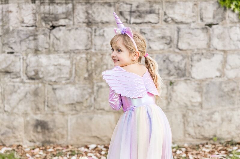 Alicorn Dress with Wings & Headband