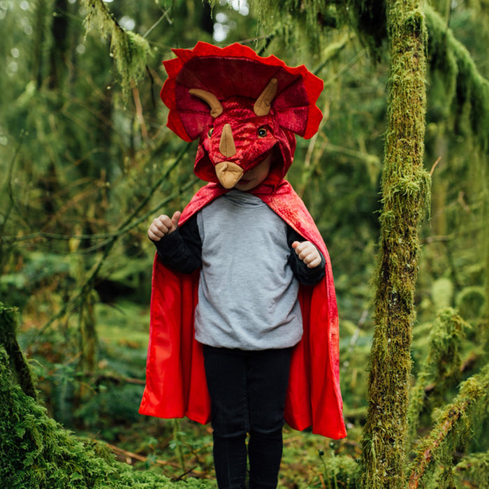 Cape | Red Triceratops
