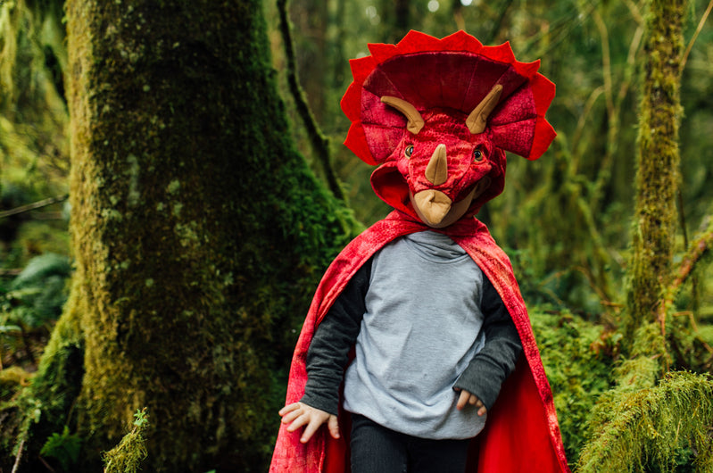 Cape | Red Triceratops