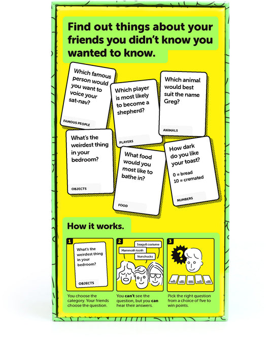 Game | Dumb Questions To Ask Your Friends