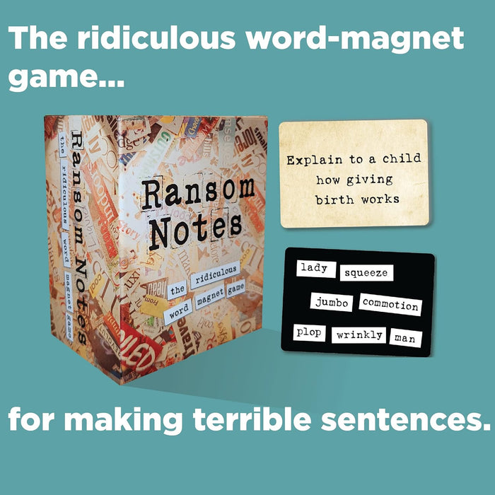 Game | Ransom Notes - The Ridiculous Word Magnet game
