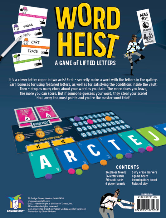 Gamewright Game | Word Heist