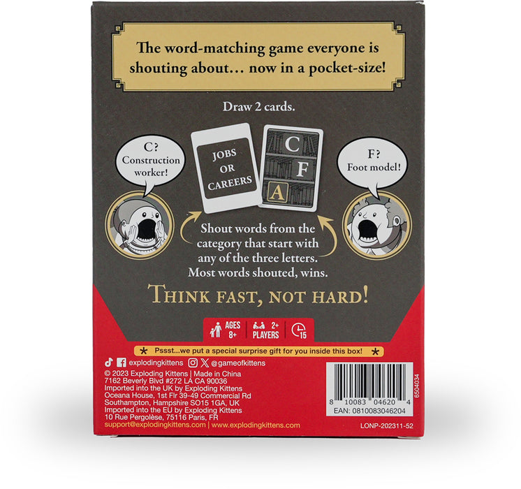 Grab & Game - Really Loud Librarians (by Exploding Kittens)