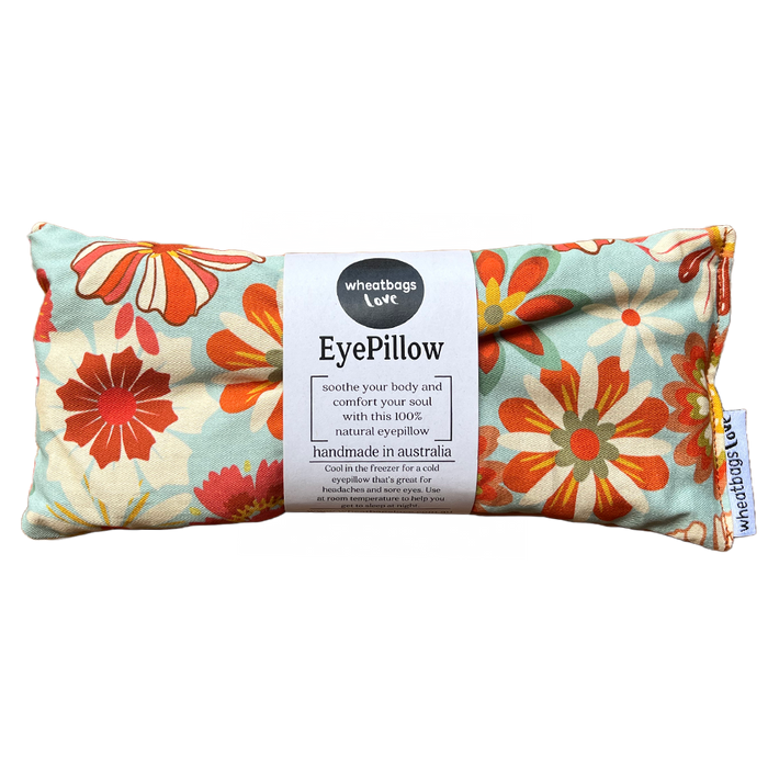 Eye Pillow | Groovy Flowers Khaki