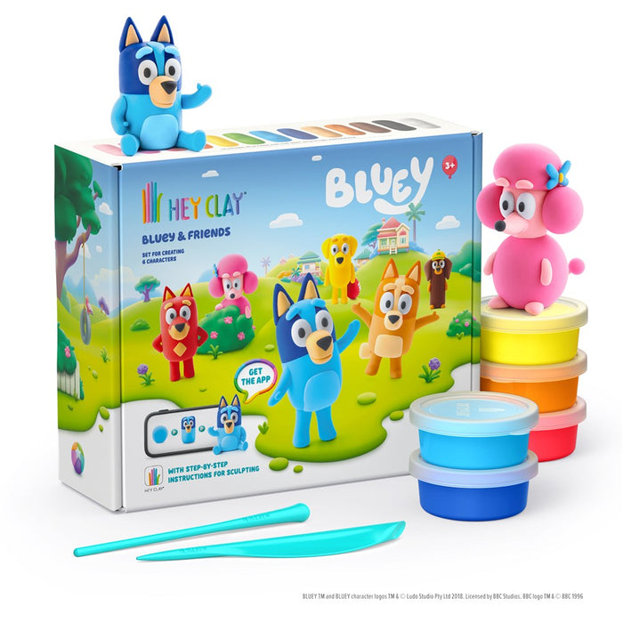 Hey Clay | Bluey & Friends Set (15 Cans)