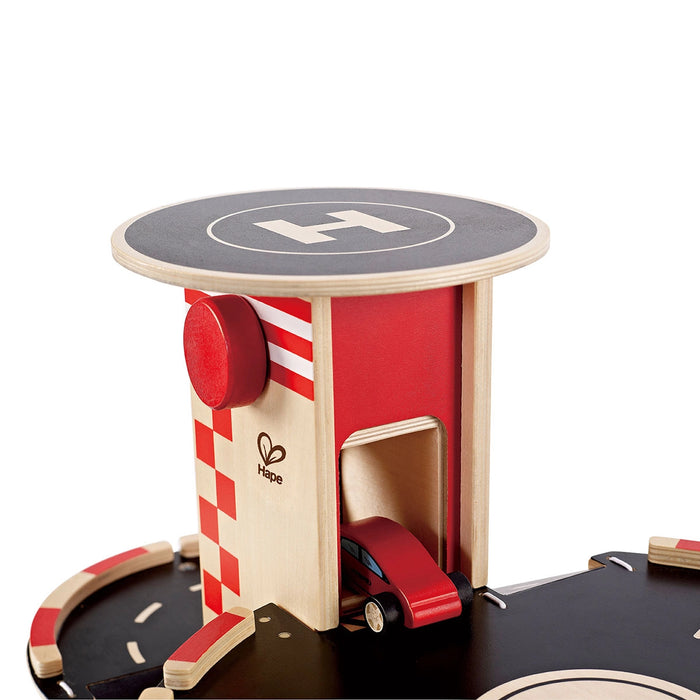Hape | Wooden Park and Go Garage