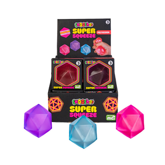 Smoosho's | Super Squeeze Polyhedron Jelly Cube