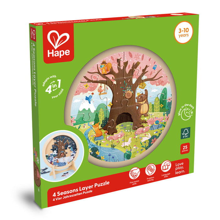 Hape | 4 Seasons Layer Puzzle