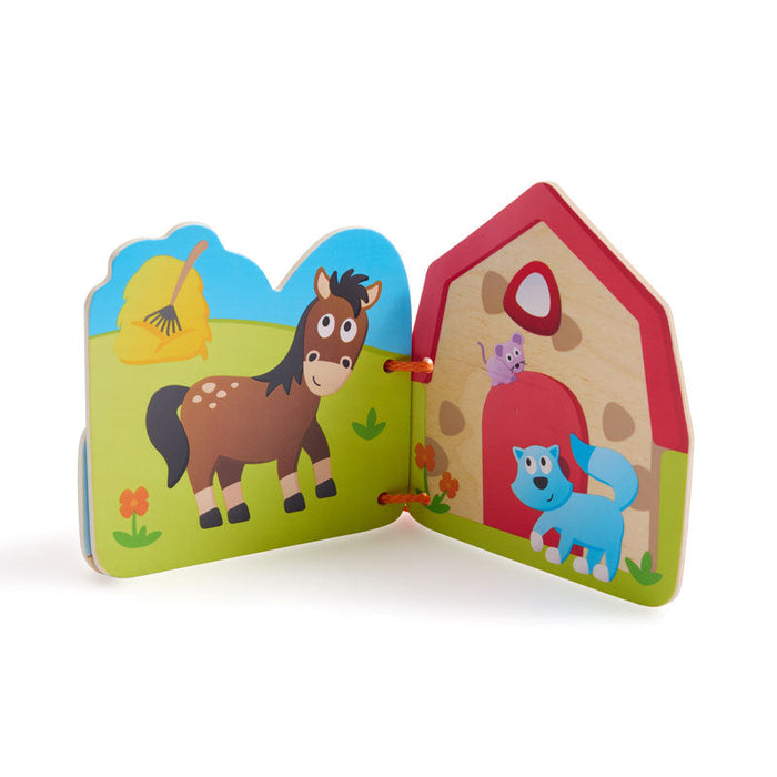 Hape | Baby's Farm Animal Book