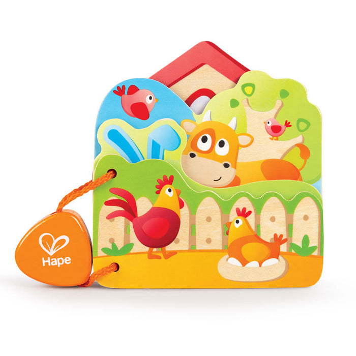 Hape | Baby's Farm Animal Book