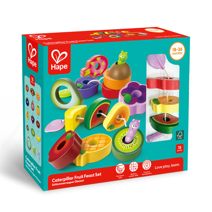 Hape | Caterpillar Fruit Feast Set