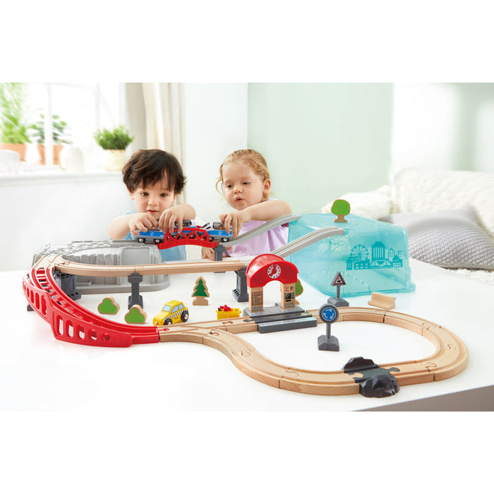 Hape | City Train Bucket Set
