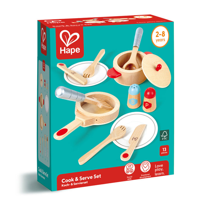 Hape | Cook & Serve Set