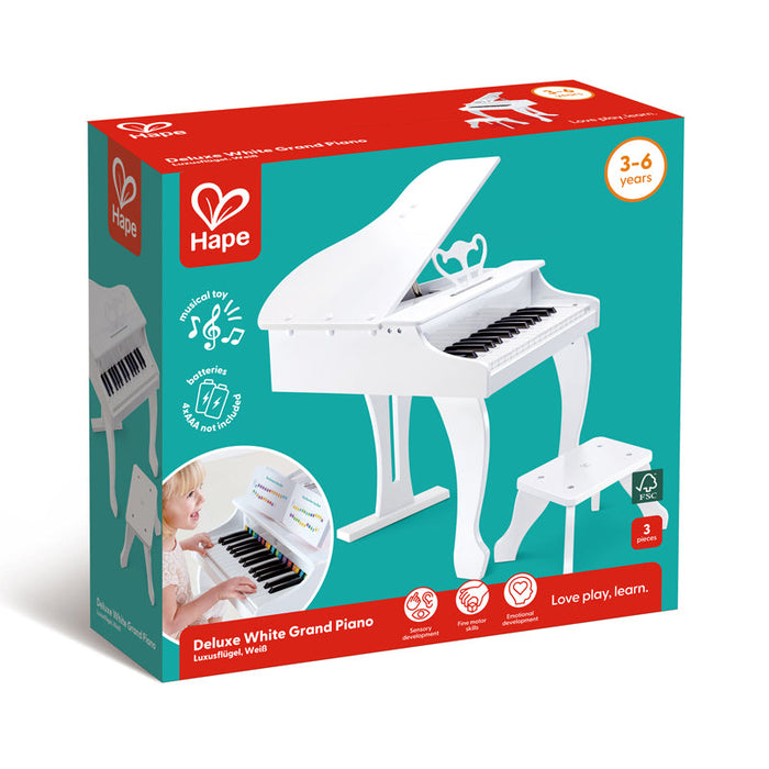 Hape | Deluxe White Grand Piano