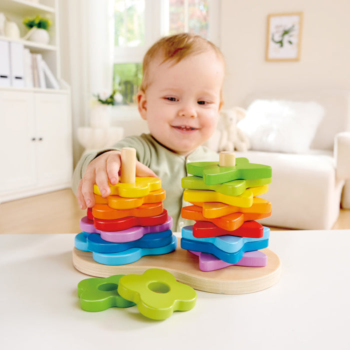 Hape | Double Rainbow Stacker
