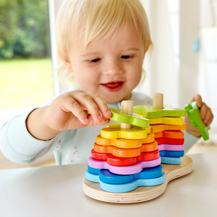 Hape | Double Rainbow Stacker