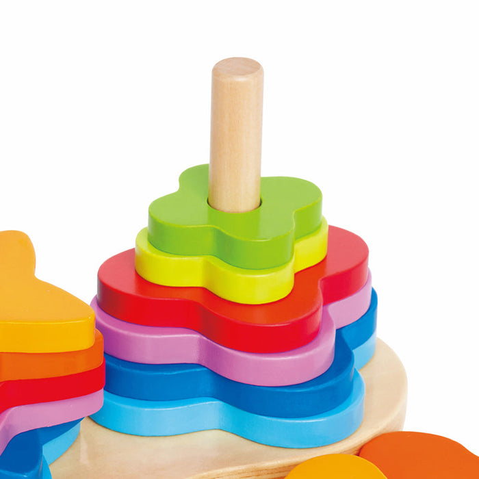 Hape | Double Rainbow Stacker