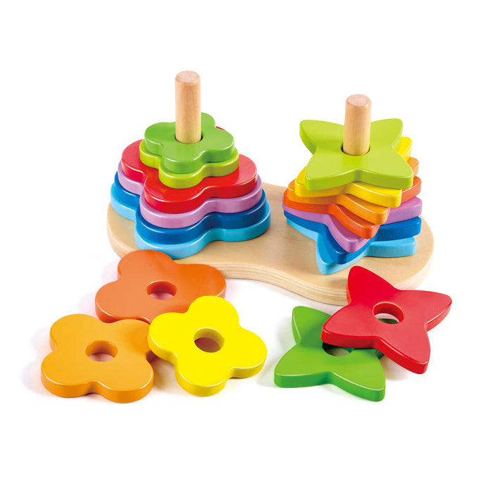 Hape | Double Rainbow Stacker