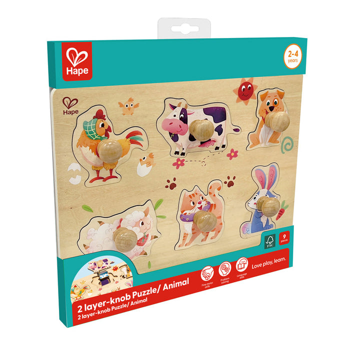 Hape | Farmyard Layer Puzzle